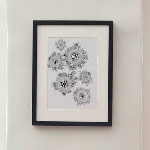 Abstract Amoeba inspired art original drawing